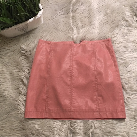Free People Dresses & Skirts - NWOT FP Modern Femme Vegan Leather Mini Skirt